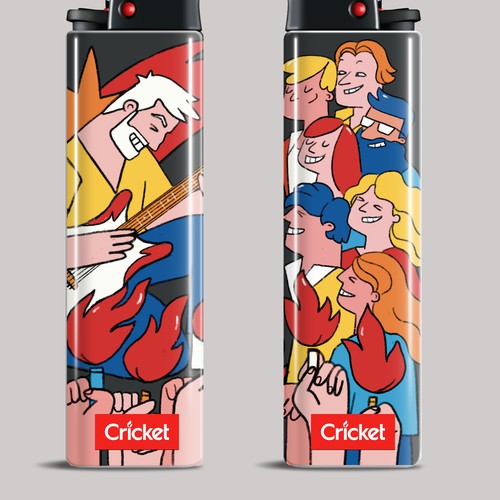 Illustration for the lighters collection