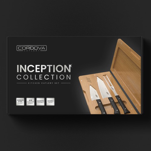 Packaging Design for Cordova - Modern Kitchen Cutlery