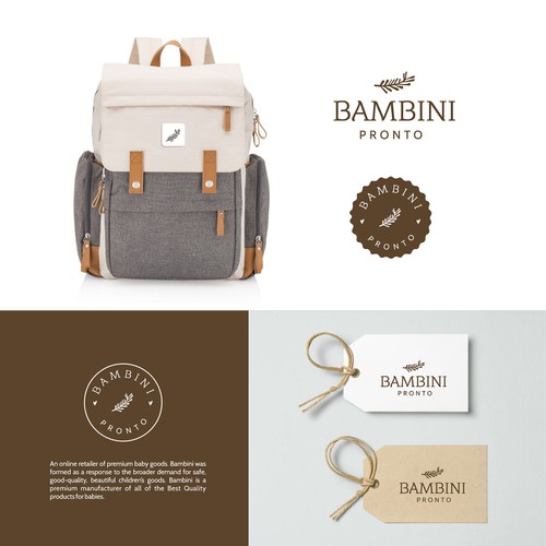 Logo for Bambini Pronto ( online retailer of premium baby goods)