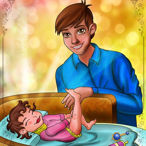 illustration to children's books