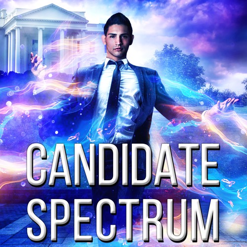 Book cover design - Candidate Spectrum by author Brian Cato