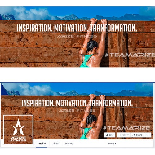 Facebook cover for Arize Fitness