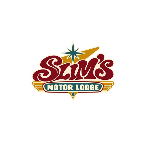 Unique logo for a fictional roadside motor lodge