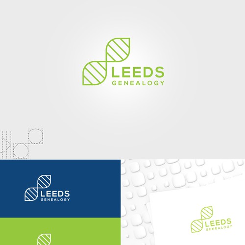 genetic genealogy logo design