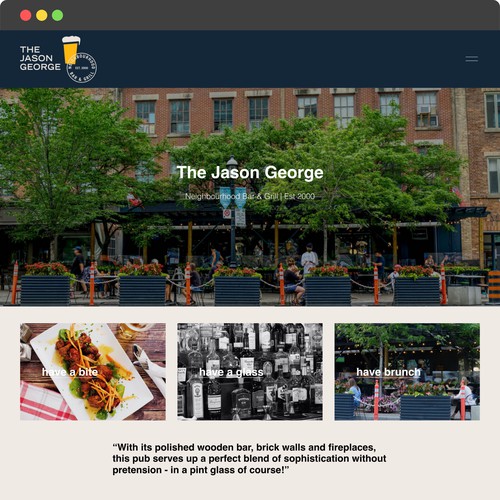 The Jason George Bar