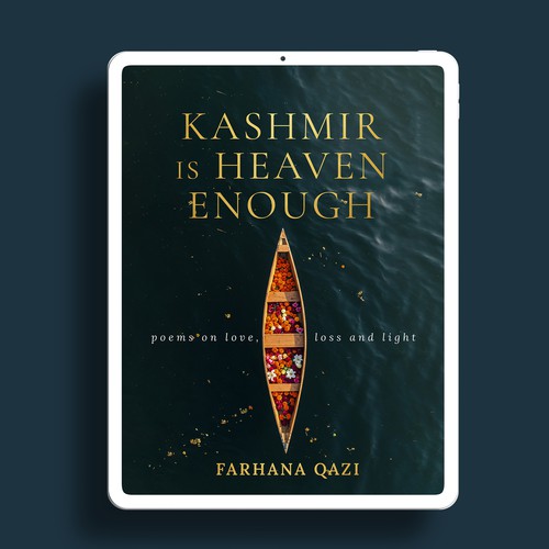 Kashmir is Heaven Enough, Poetry Book Cover Design