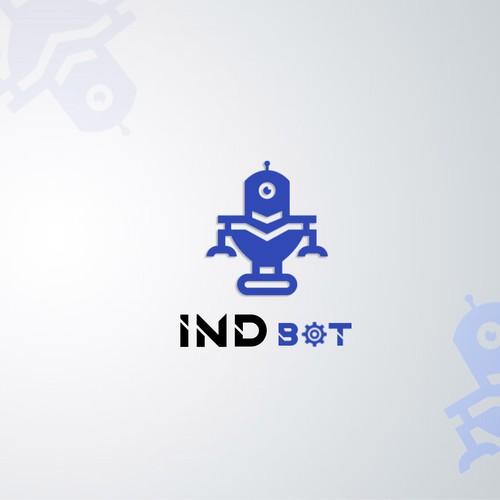 Concept de logo pour la marque IND BOT