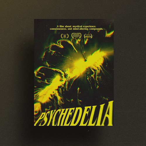 Trippy poster design for Psychedelia