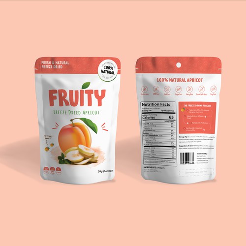 Freeze dried fruits- Logo & Packaging Design