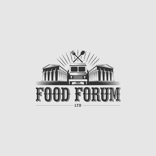 Food Forum - Logo design for a street food collective