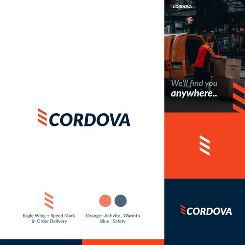 Cordova - Logo Design Process