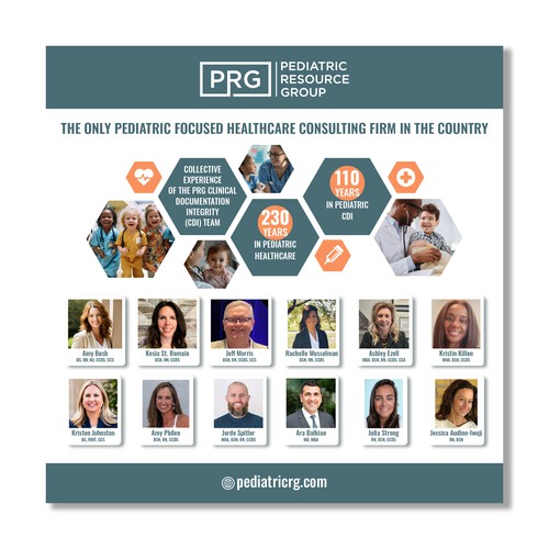 Pediatric healthcare consulting company needs LinkedIn Infographic