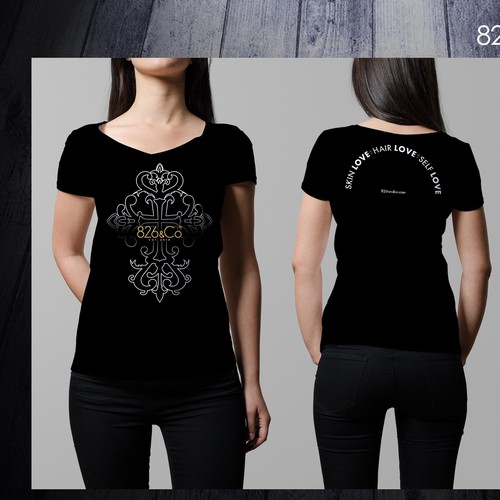 826&Co. woman t-shirt design