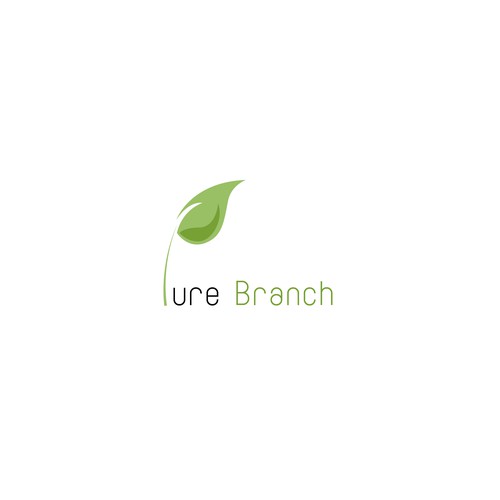 logo concept for pure branch
