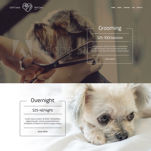 pet care website