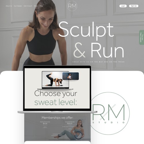Website Design for The Run Method Studio
