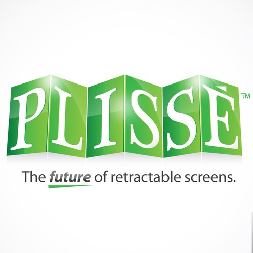 Plisse by Screen Solutions inc needs a BETTER logo***