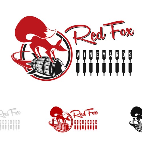 Red Fox Vineyards - Not your typical winery logo