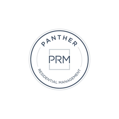 Clean logo design solution for Panther Residential Management.