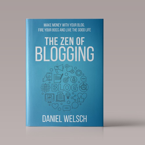 Book Cover Concept for "The Zen of Blogging"