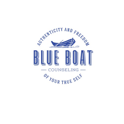 Vintage Logo Concept for a private group counseling practice