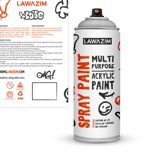 Lawazim Spraypaint Can