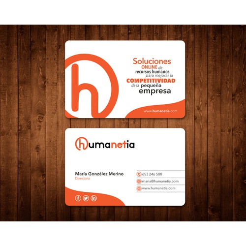¡Hola! Busco tarjeta de visita memorable para mi proyecto online.