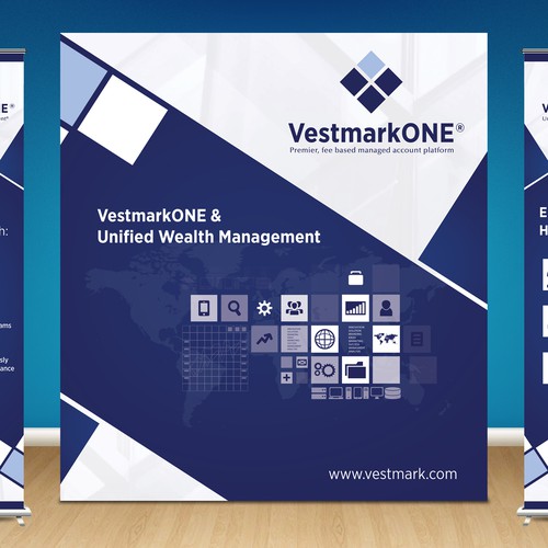 Create a Eye-Catching Booth Design in 24 Hours for Vestmark