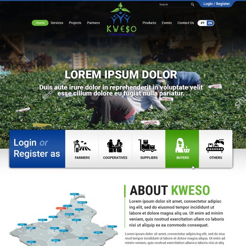 Web site for Farmers Software