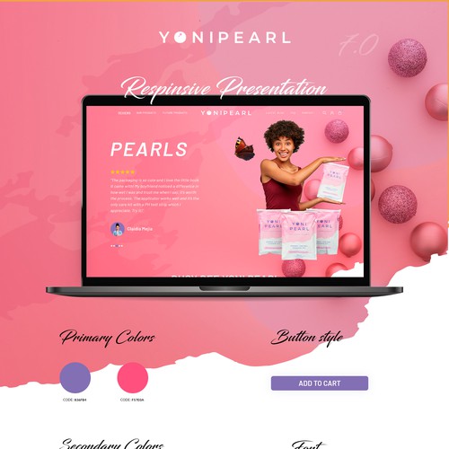 Yoni Pearl Product Website.