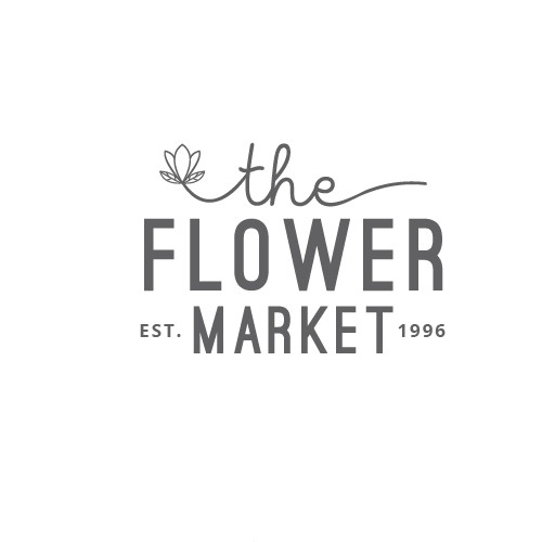 Flower market logo