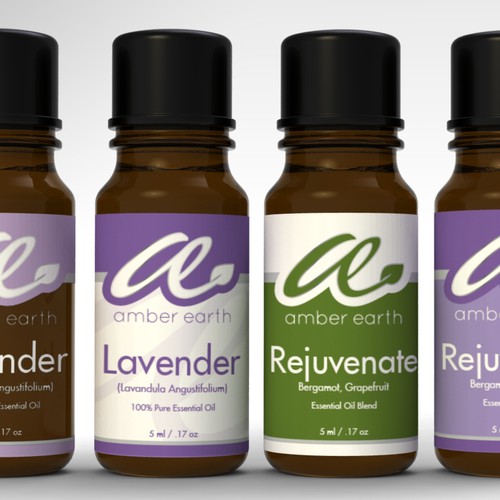 Create the next product label for Amber Earth
