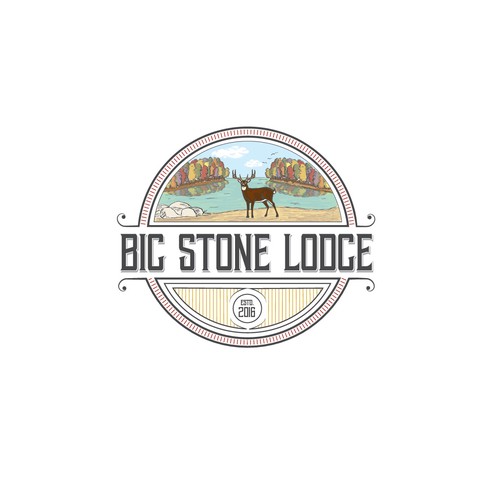 Vintage outdoor logo