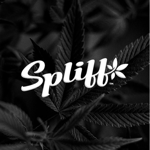 Customized Wordmark Design for Spliff, a brand of slim rolling papers aimed at CBD and cannabis