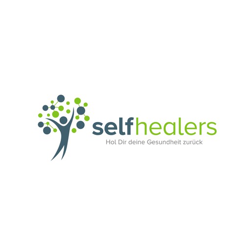 selfhealers.com logo design
