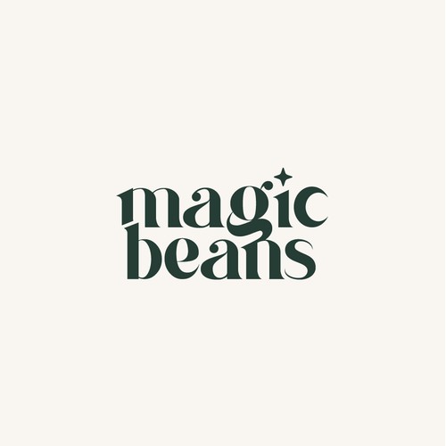 Logo for Magic Beans coffee