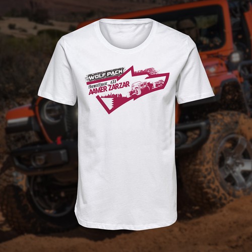 Off roading T-shirt and Safety Flag