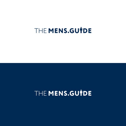 Bold logo for a mens lifestyle website