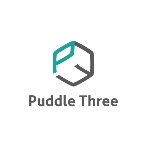 Puddle Three Logo design