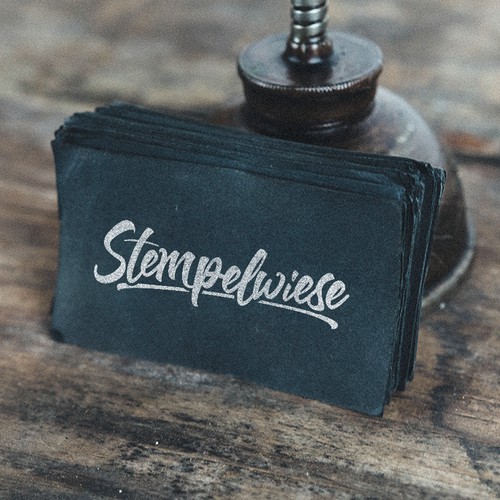 Custom Hand-Lettered Logo-Type for Stempelwiese