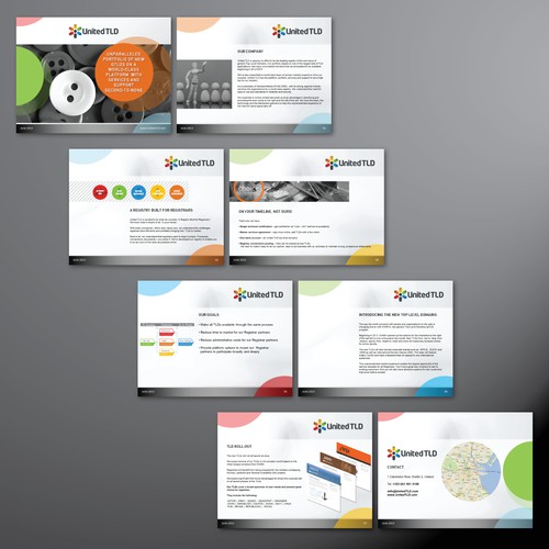 Help United TLD PowerPoint Template Design with a new design