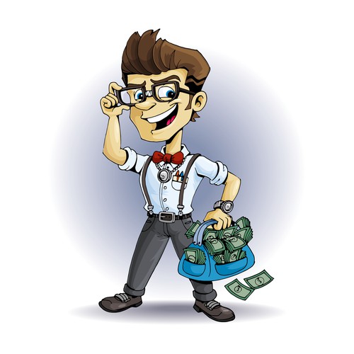 GEEK CARTOON CARICATURE