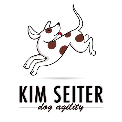 Competition dog agility instructor logo for high-end dog training