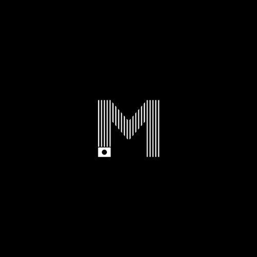 M stylish logo