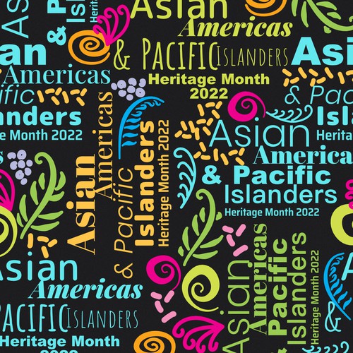Asian American and Pacific Islander Heritage Month - Zoom Background Illustrations (multiple winners)