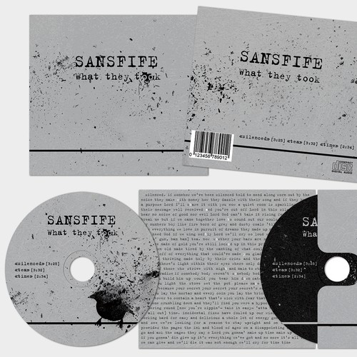 Simple Indie CD Design Package