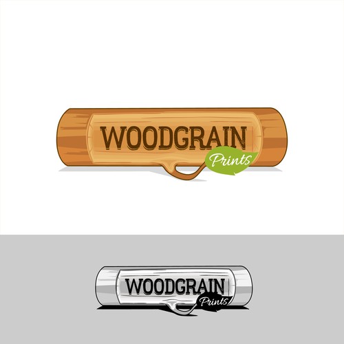 Logo Concept for wood print