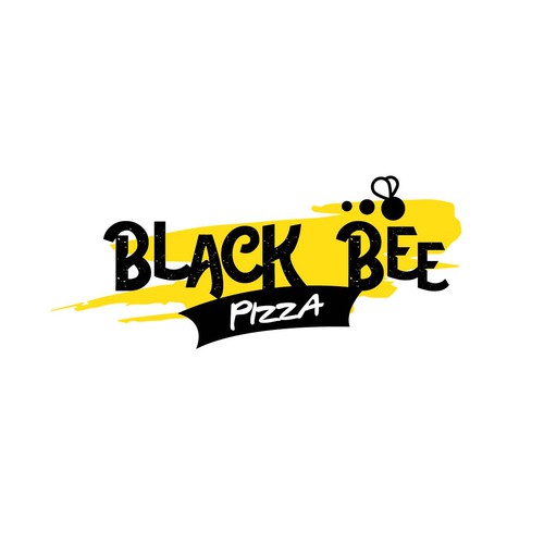 logo for black bee pizza
