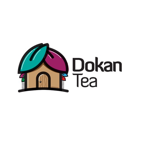 Modern logo concept for the a Online Tea Store