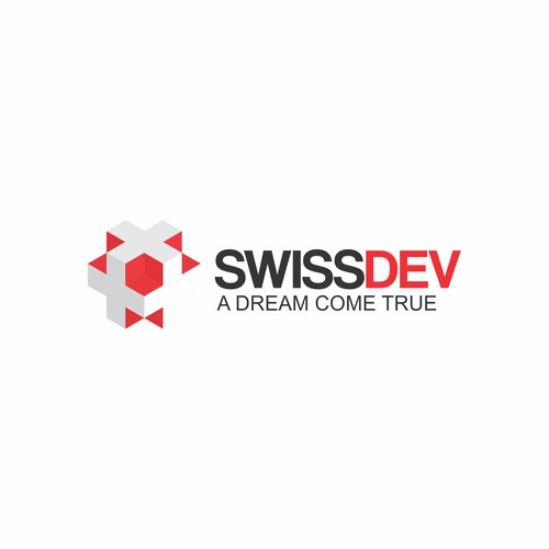 Bold logo for developer